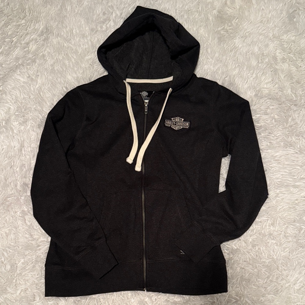 Harley-Davidson Gray and Cream Sweatshirt